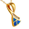 BONITA 14KT YELLOW GOLD & DIAMOND AUSTRALIAN OPAL NECKLACE BONITA 14KT YELLOW GOLD & DIAMOND AUSTRALIAN OPAL NECKLACE