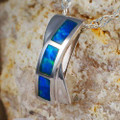 * MARIPOSA 14KT WHITE GOLD AUSTRALIAN OPAL NECKLACE