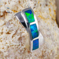 MARIPOSA 14KT WHITE GOLD AUSTRALIAN OPAL NECKLACE