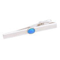 LUXURY MEN'S AUSTRALIAN BLACK OPAL TIE BAR