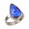 TATSU STERLING SILVER AUSTRALIAN BOULDER OPAL RING TATSU STERLING SILVER AUSTRALIAN BOULDER OPAL RING