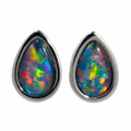 * 1 LILYWATER STERLING SILVER AUSTRALIAN OPAL EARRINGS