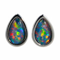 * 1 LILYWATER STERLING SILVER AUSTRALIAN OPAL EARRINGS