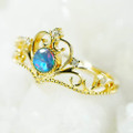 *GOLD QUEEN GOLD AUSTRALIAN OPAL RING