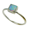 VOGUE STERLING SILVER AUSTRALIAN OPAL RING