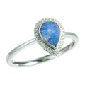SOHO STERLING SILVER AUSTRALIAN OPAL RING