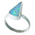 OPAL GROVE STERLING SILVER AUSTRALIAN OPAL RING
