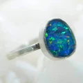 * 1 TIMELESS TAPESTRY STERLING SILVER AUSTRALIAN OPAL RING