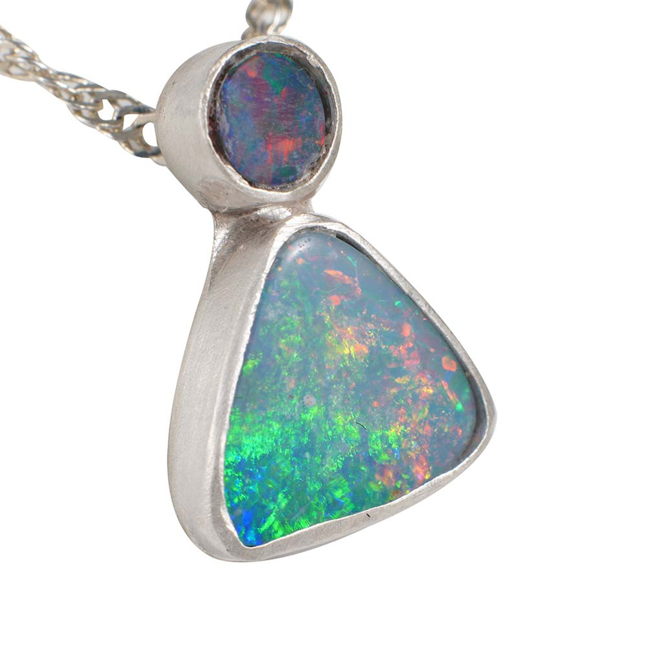 *DREAM SILVER OPAL PENDANT