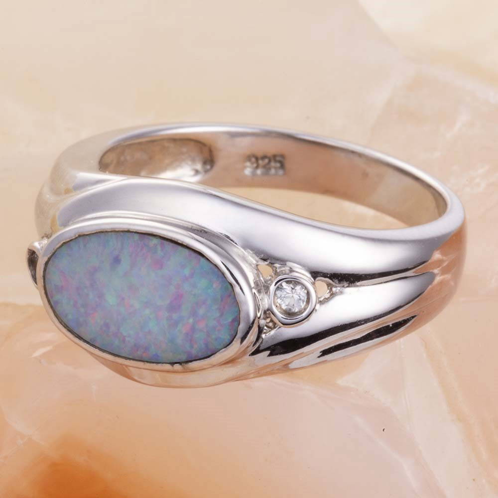 Birth Stone Lightning Ridge Natural OPAL Black Triplet Opal