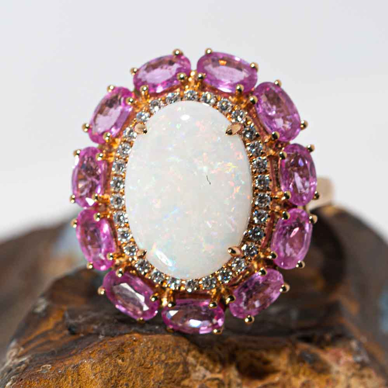 Natural Opal Ring - Gem