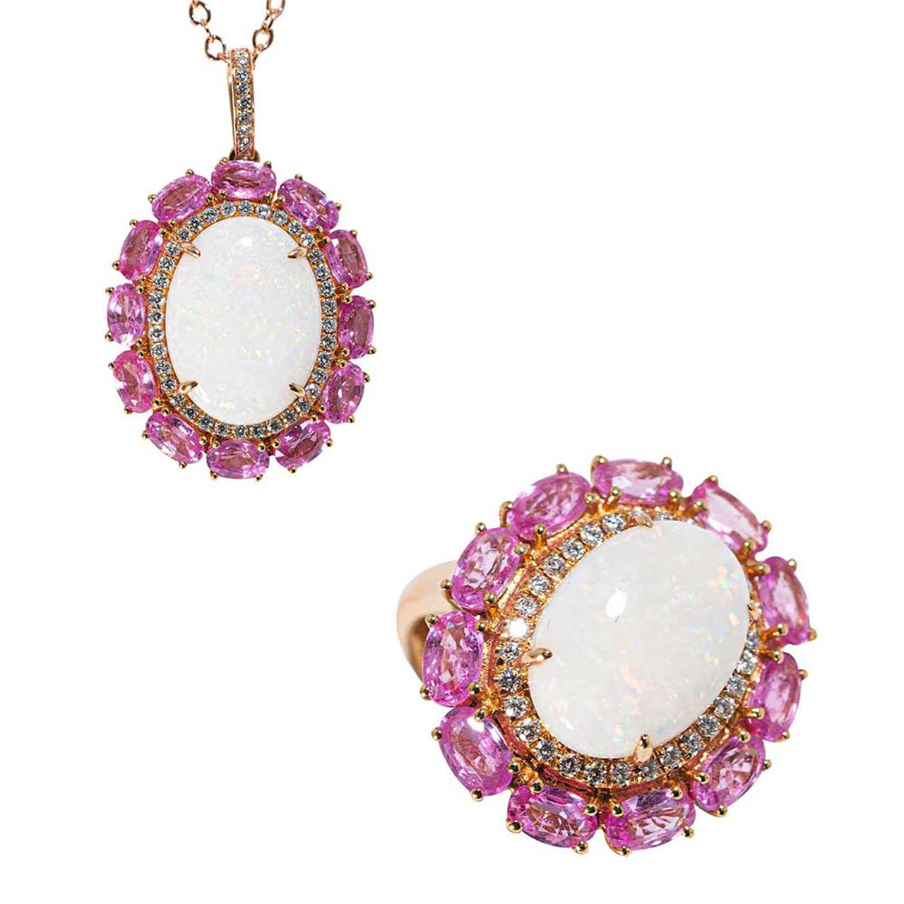 Pink Sapphire Necklace - Earthly Abundance