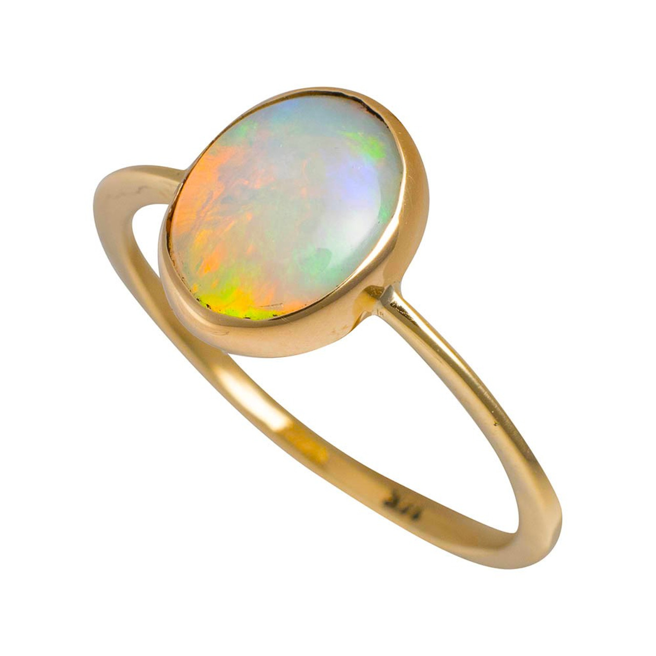 Mysterious Australian Opal Ring - Plante Jewelers