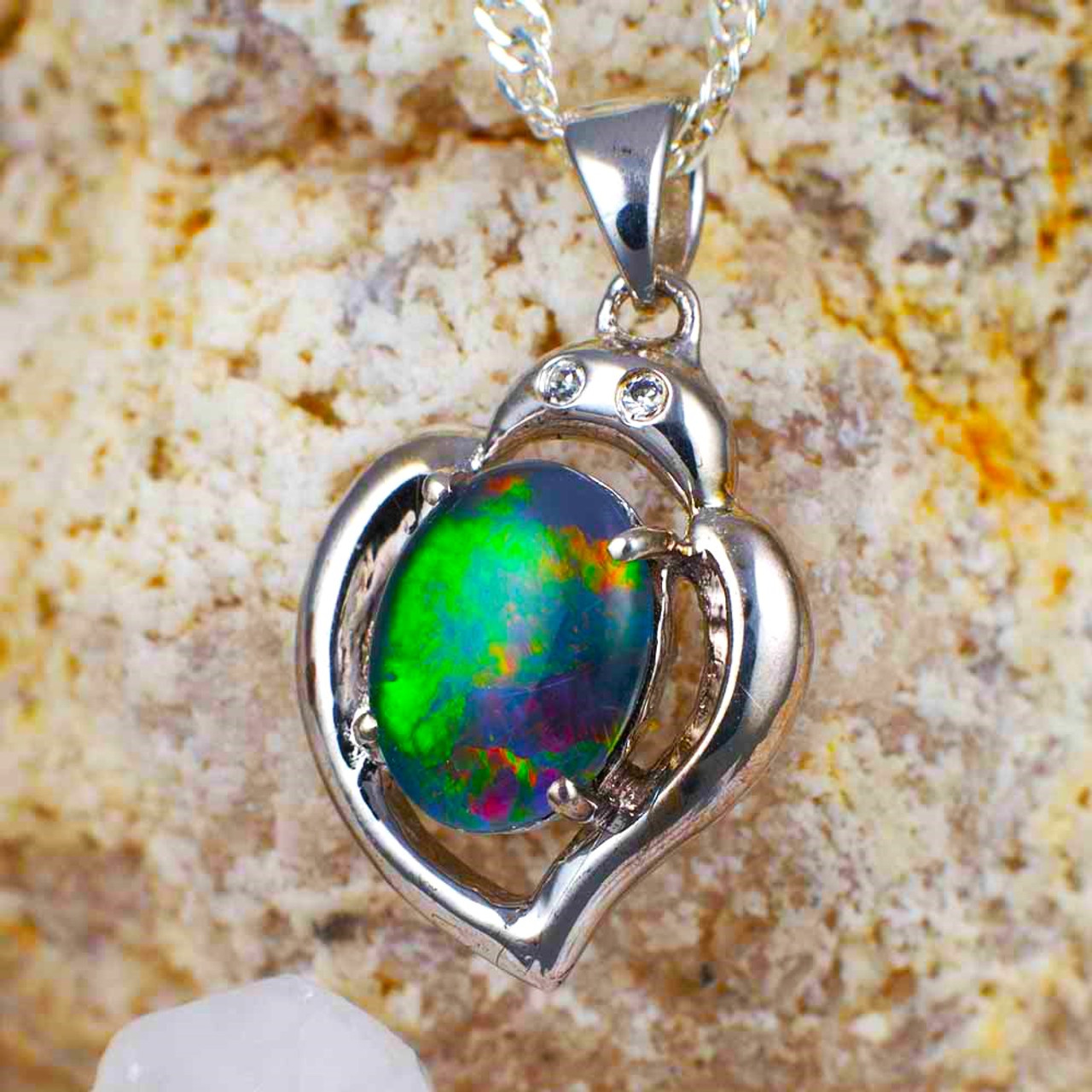 Boulder Opal Pendant 28.5 ct - Opal Galaxy