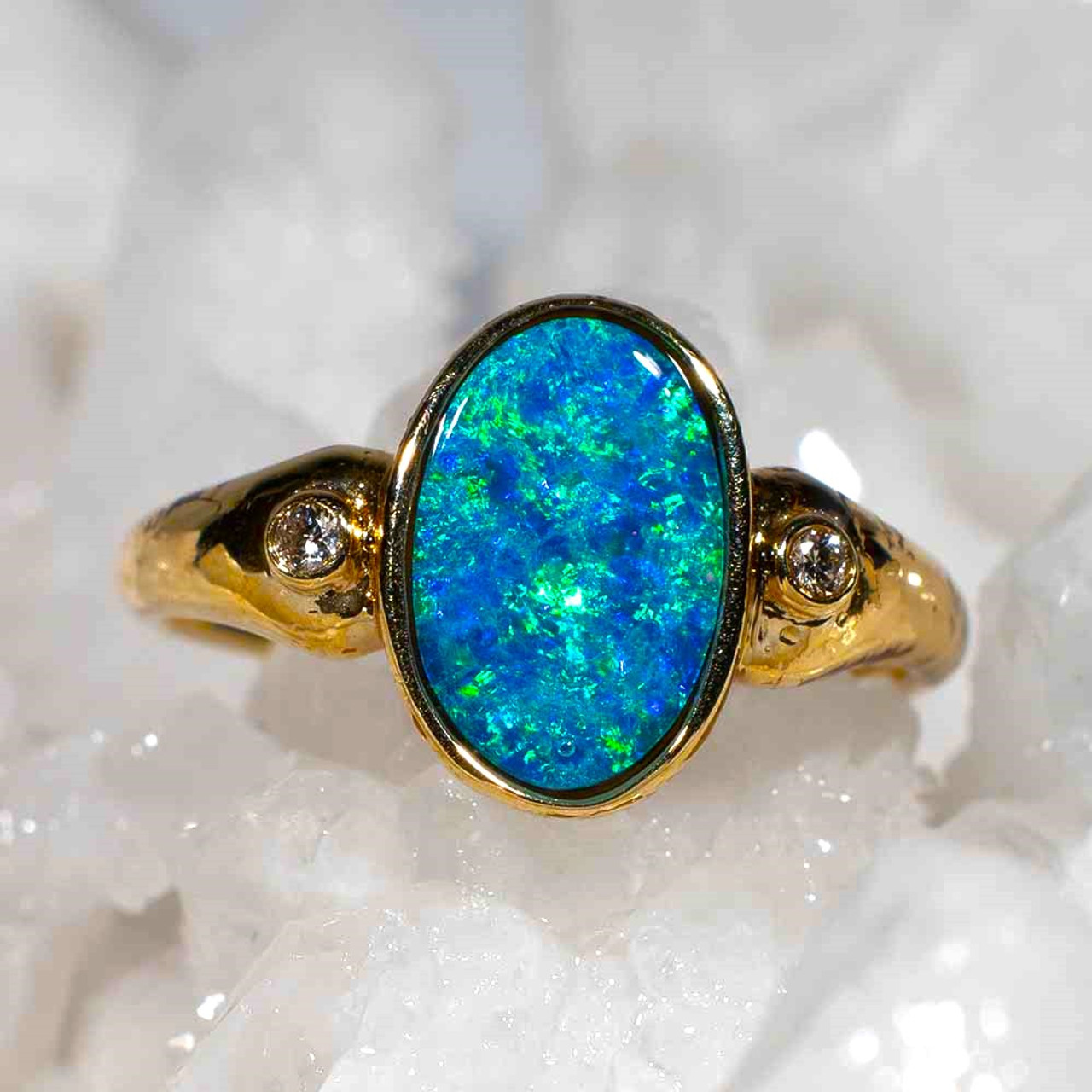 Heirloom opal shop engagement rings