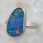 * 1 YOUR PRECIOUS STERLING SILVER OPAL RING