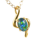 GEORGIANNA 18KT GOLD PLATED AUSTRALIAN OPAL JEWELRY SET