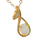 JULES 18KT GOLD AUSTRALIAN SOLID OPAL JEWELRY SET