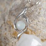 DAZEDSTERLING SILVER AUSTRALIAN OPAL JEWELRY SET