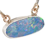 DEEP LOVE STERLING SILVER OPAL JEWELLERY SET