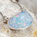 *PASSIONATE LOVE  STERLING SILVER AUSTRALIAN OPAL JEWELLERY SET