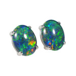  * HAWAII 5-0 STERLING SILVER AUSTRALIAN OPAL JEWELRY SET