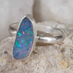 TWINKLE TOUCH STERLING SILVER OPAL RING