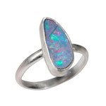 TWINKLE TOUCH STERLING SILVER OPAL RING