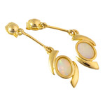 IVY GOLD PLATED AUSTRALIAN OPAL DROP EARRINGS