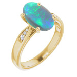 Oval Black Opal 92_Yellow Gold_Oval