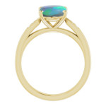 Oval Black Opal 92_Yellow Gold_Oval