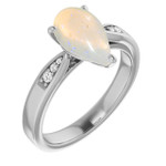 Teardrop White Opal 43_Sterling Silver_Teardrop