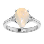 Teardrop White Opal 43_White Gold_Teardrop