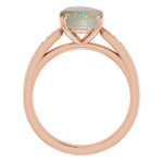 Oval Black Opal 11_Rose Gold_Oval