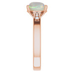 Oval Black Opal 13_Rose Gold_Oval