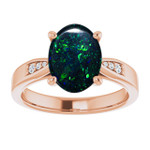 Oval Black Opal 17_Rose Gold_Oval