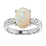 Oval White Opal 18_White Gold_Oval