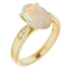 Oval White Opal 18_Yellow Gold_Oval