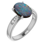 Oval Boulder Opal 33_White Gold_Oval