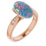 Oval Opal Triplet 61_Rose Gold_Oval