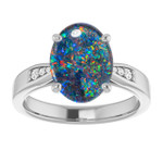 Oval Opal Triplet 62_Sterling Silver_Oval