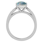 Oval Opal Triplet 66_Sterling Silver_Oval