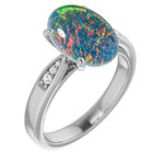 Oval Opal Triplet 68_Sterling Silver_Oval