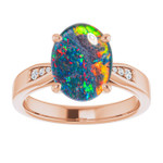 Oval Opal Triplet 73_Rose Gold_Oval