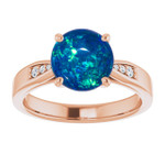 Round Black Opal 49_Rose Gold_Round