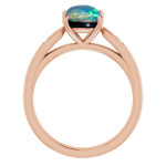 Round Black Opal 49_Rose Gold_Round