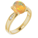 Round Black Opal 56_Yellow Gold_Round