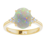 Oval Black Opal 91_Yellow Gold_Oval