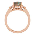 Oval Black Opal 5_Rose Gold_Oval