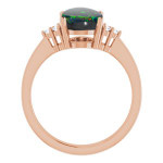 Oval Black Opal 7_Rose Gold_Oval